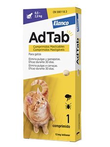 ADTAB GATO 12 mg. (0,5 - 2 Kg.) 1 comprimido